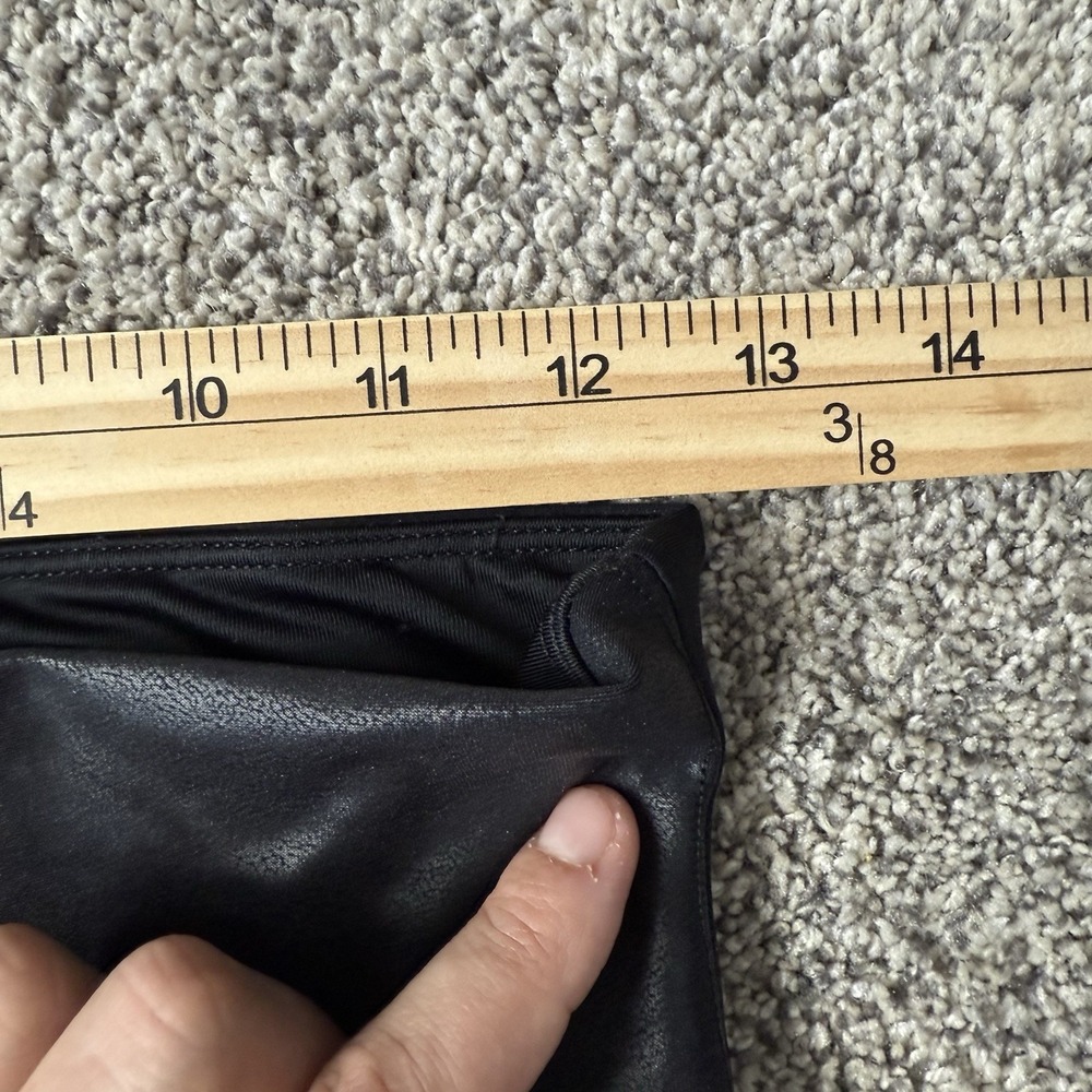 Spanx Faux Leather Leggings for Women, Size M - Black - Picture 9 of 12